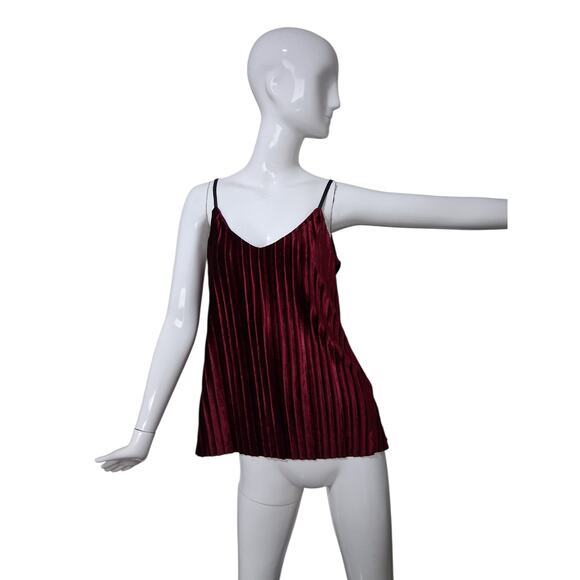 Tart Crushed Velvet V-Neck Women's size XS Witchy Whimsigoth Vampire Fairy Tank - Picture 9 of 12